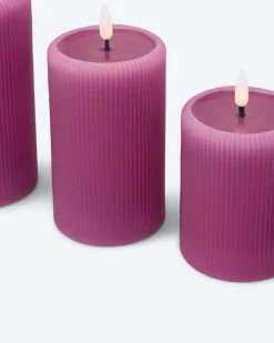 Online LED-Kerzen mit Touch-Sensor, 5tlg. Dekoration