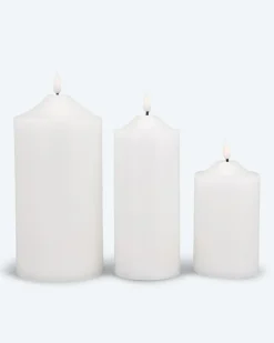 Discount LED-Kerzen, 3tlg. Dekoration
