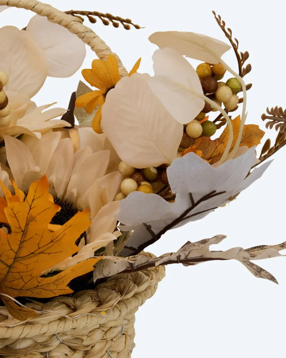 Online LED-Körbchen "Herbst Cottage" Dekoration