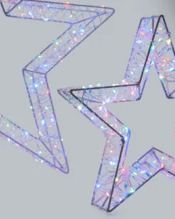 Sale LED-Outdoor-Stern, 2tlg. Dekoration