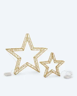 Sale LED-Outdoor-Stern, 2tlg. Dekoration