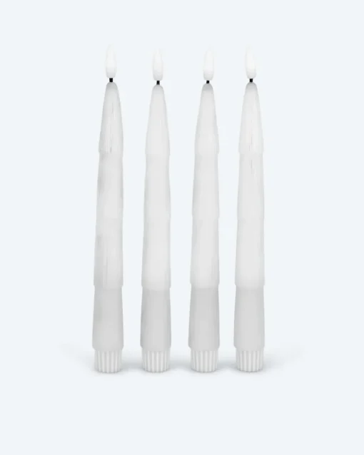 Clearance LED-Stabkerzen "Tanne Modern, 4tlg. Dekoration