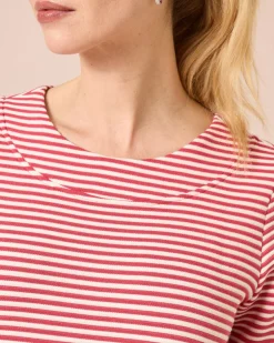 Outlet Lux Ottoman Sweater mit Streifen Shirts & Tops