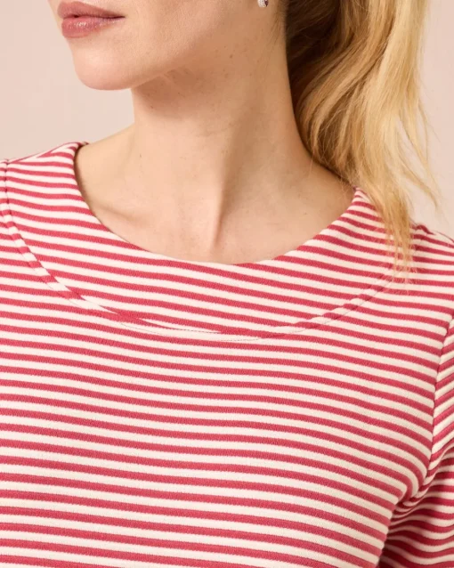 Outlet Lux Ottoman Sweater mit Streifen Shirts & Tops