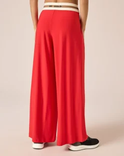 Outlet Marlenehose mit Logobund Hosen