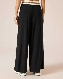 Outlet Marlenehose mit Logobund Hosen