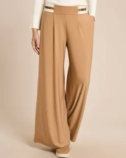 Outlet Marlenehose mit Logobund Hosen