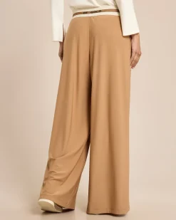 Outlet Marlenehose mit Logobund Hosen