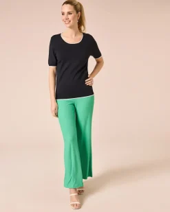Hot Marlenehose mit Rippenstruktur Hosen