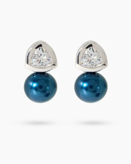 Sale Ohrclipstecker mit MK-Perle 12 mm & Zirkonia Ohrringe