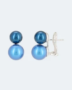 Online Ohrclipstecker MK-Perle 10mm & 8mm Ohrringe