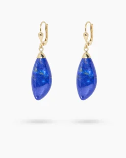 New Ohrhänger mit Lapislazuli Ohrringe