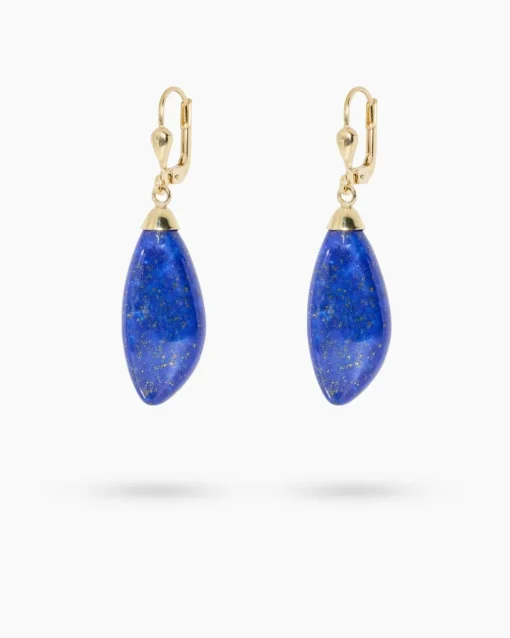 New Ohrhänger mit Lapislazuli Ohrringe