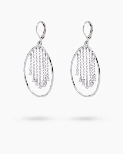 Hot Ohrhänger mit Zirkonia Ohrringe