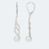 Discount Ohrhänger MK-Perle 7 mm und Zirkonia Ohrringe