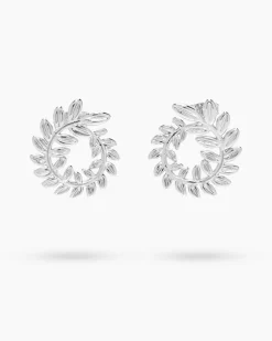 Clearance Ohrstecker im Blätterdesign Ohrringe