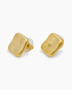 Best Ohrstecker mit gebürstetem Finish Ohrringe