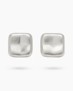 Best Ohrstecker mit gebürstetem Finish Ohrringe