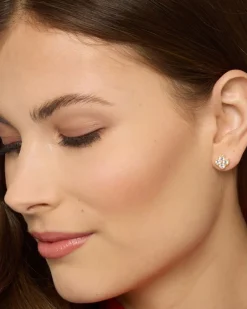 Outlet Ohrstecker mit Zirkonia Ohrringe