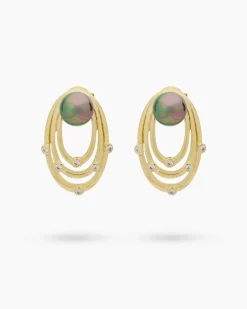 Ohrstecker MK-Perle 7 mm & ZIrkonia Ohrringe