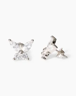 Online Ohrstecker "Schmetterling" mit Zirkonia Ohrringe