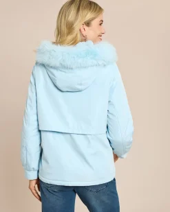 Best Outdoor Jacke mit Webpelz Jacken & Mäntel