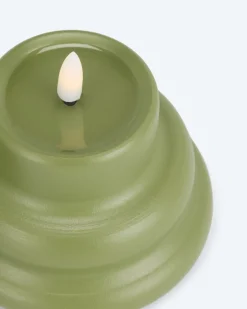 Outlet Outdoor LED-Metallkerzen Style, 3tlg. Dekoration