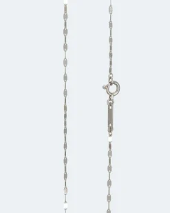 Plättchenkette aus Platin 950 Halsketten & Colliers