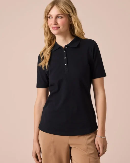 Online Poloshirt aus Piqué Shirts & Tops