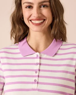 New Poloshirt mit Streifen Shirts & Tops