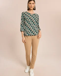 Sale Ponte Hose mit raffinierter Naht Hosen