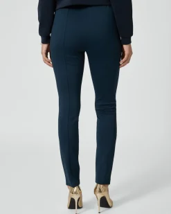 Clearance Ponte-Hose mit Leder-Imitat Hosen