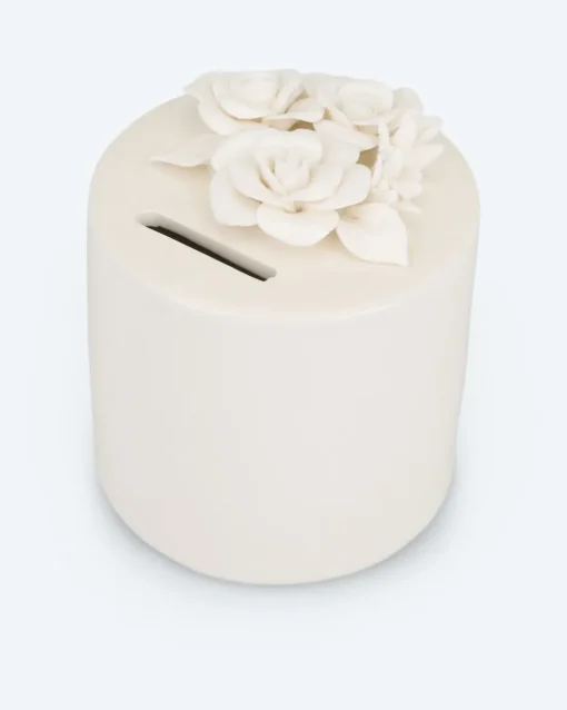 Clearance Porzellan Spardose "Blume" Dekoration