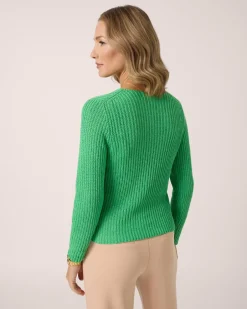 Outlet Pullover aus Bändchengarn Strickware