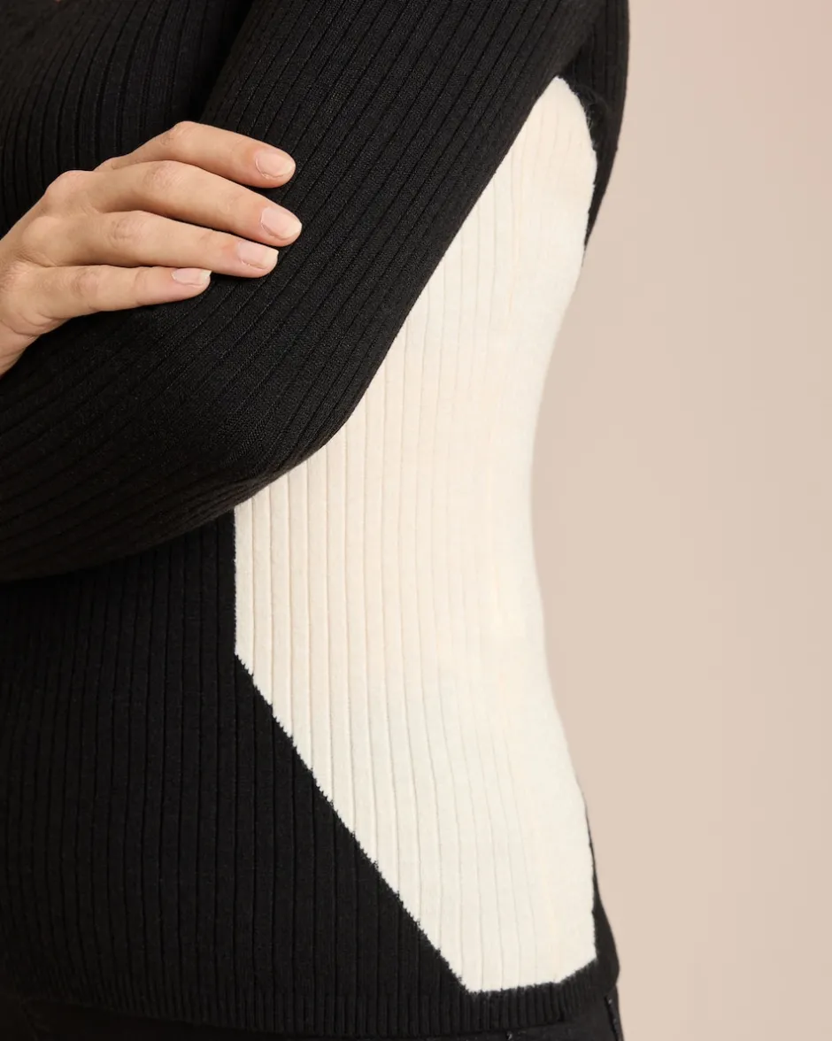 Hot Pullover im Colorblock Strickware