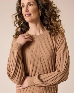 Outlet Pullover mit Ballonarm Strickware