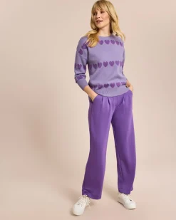 Hot Pullover mit Herzen Strickware