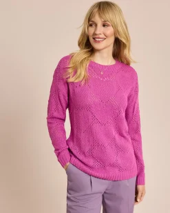 Sale Pullover mit Herzstrick Strickware