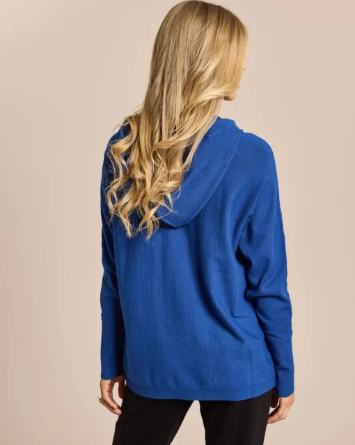 Best Pullover mit Kapuze und Logo Strickware