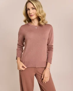 Clearance Pullover mit Kettendetail Strickware