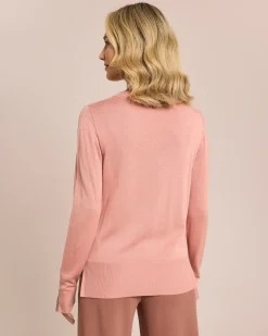 Clearance Pullover mit Kettendetail Strickware