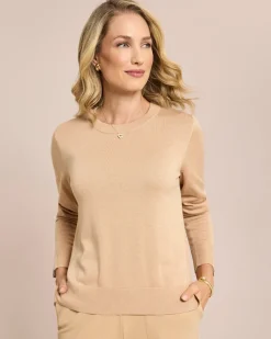 Clearance Pullover mit Kettendetail Strickware