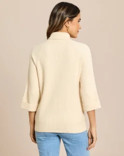 Best Pullover mit Kragen zum Umschlagen Strickware