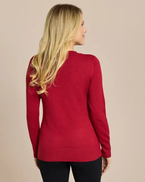 Best Pullover mit Perlendeko Strickware