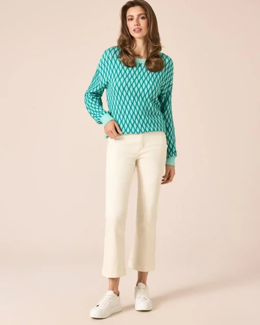 Best Pullover mit Rautenmuster Strickware