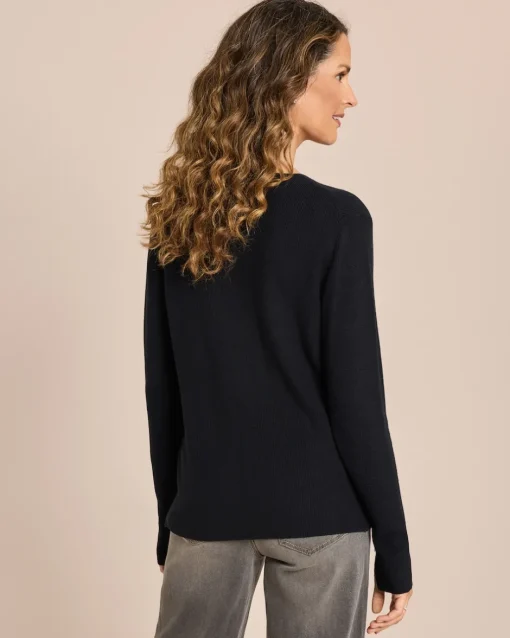 Best Pullover mit Seide Strickware