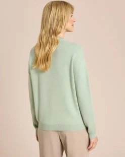 Pullover mit Stanzung Strickware