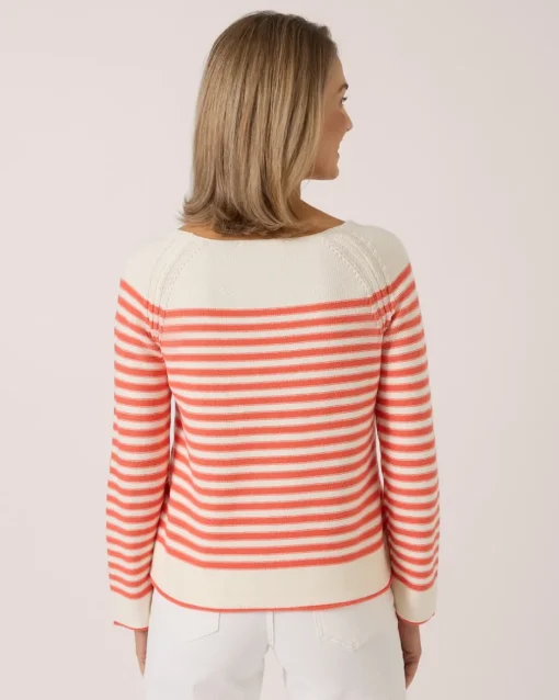 Sale Pullover mit Streifen Strickware
