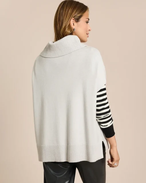Outlet Pullunder mit Rollkragen Strickware