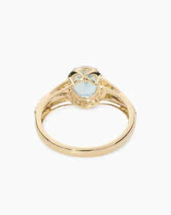 New Ring mit Aquamarin Ringe